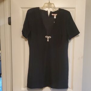 Nordstrom Black Dress with Zipper Detail